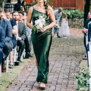 Green Bridesmaid Dress